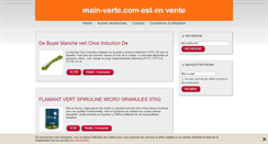 Desktop Screenshot of main-verte.com